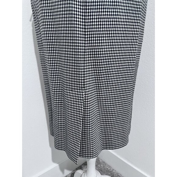 Vtg Pendleton size 8 wool pencil skirt Houndstooth New w tags Academia Preppy - Picture 6 of 9